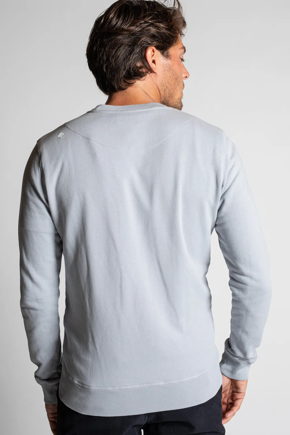 Sweat The Beau | Coton organique | Mode Homme responsable | JAQK Taille S Couleur Gris Bleuté