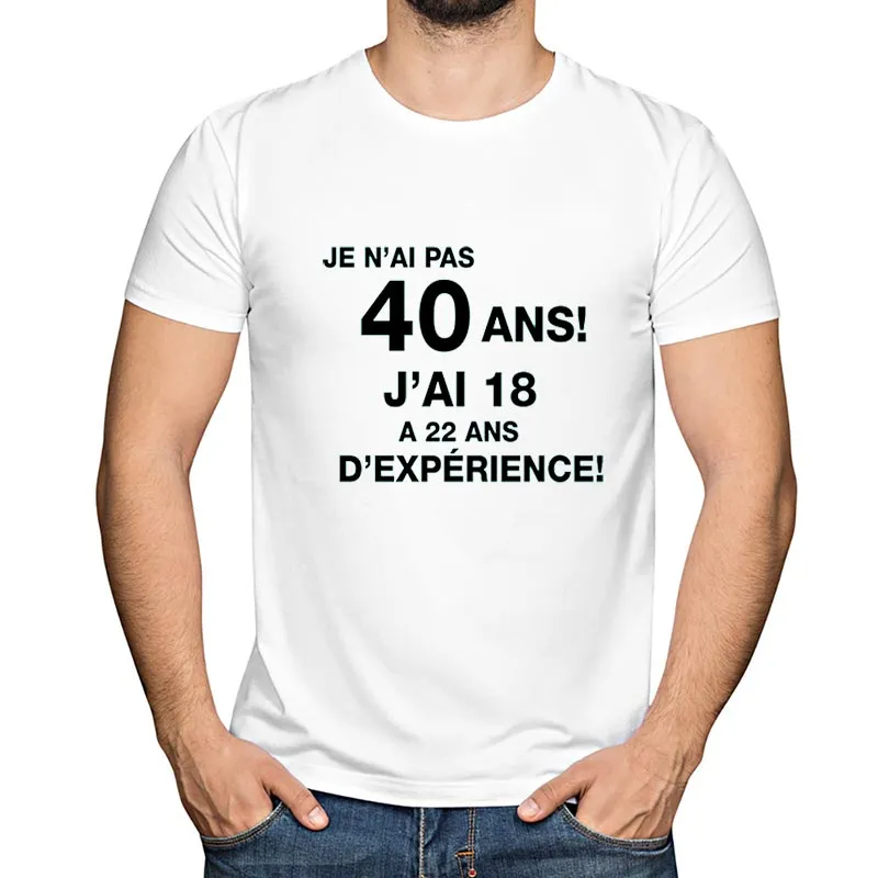 T-shirt anniversaire drôle