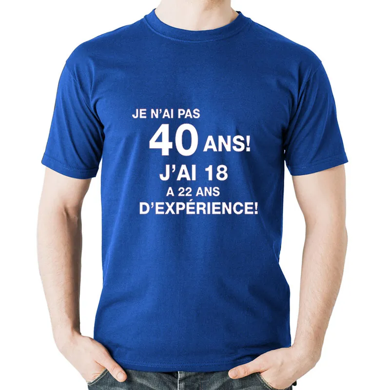 T-shirt anniversaire drôle