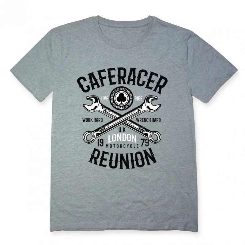 T-shirt CAFERACER: Tee shirt en coton imprimé à Toulouse par Bpm Shirt