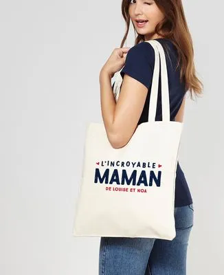 T-Shirt femme L'incroyable maman personnalisé