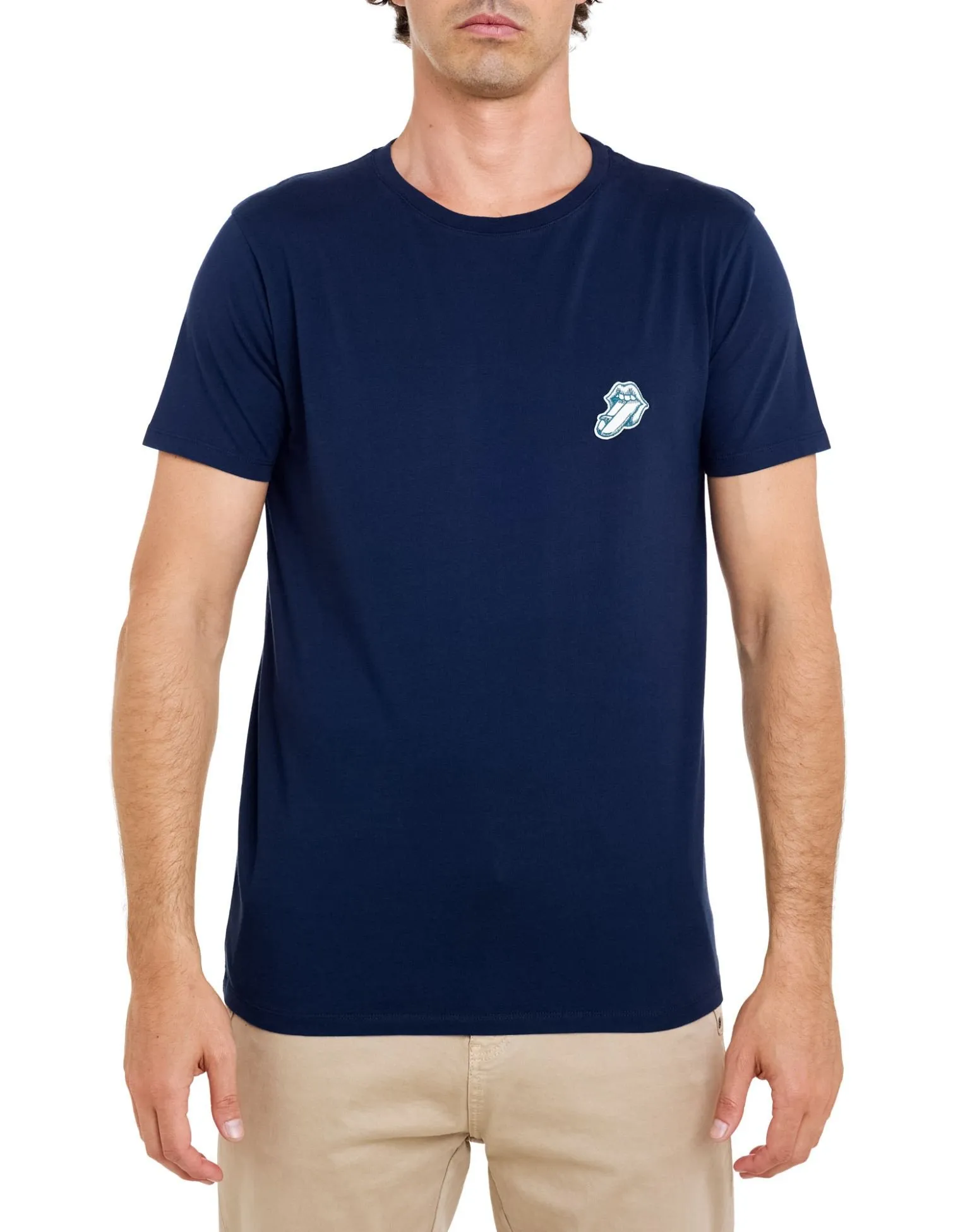 T-shirt homme PULLIN PATCH TONG SURF DK NAVY