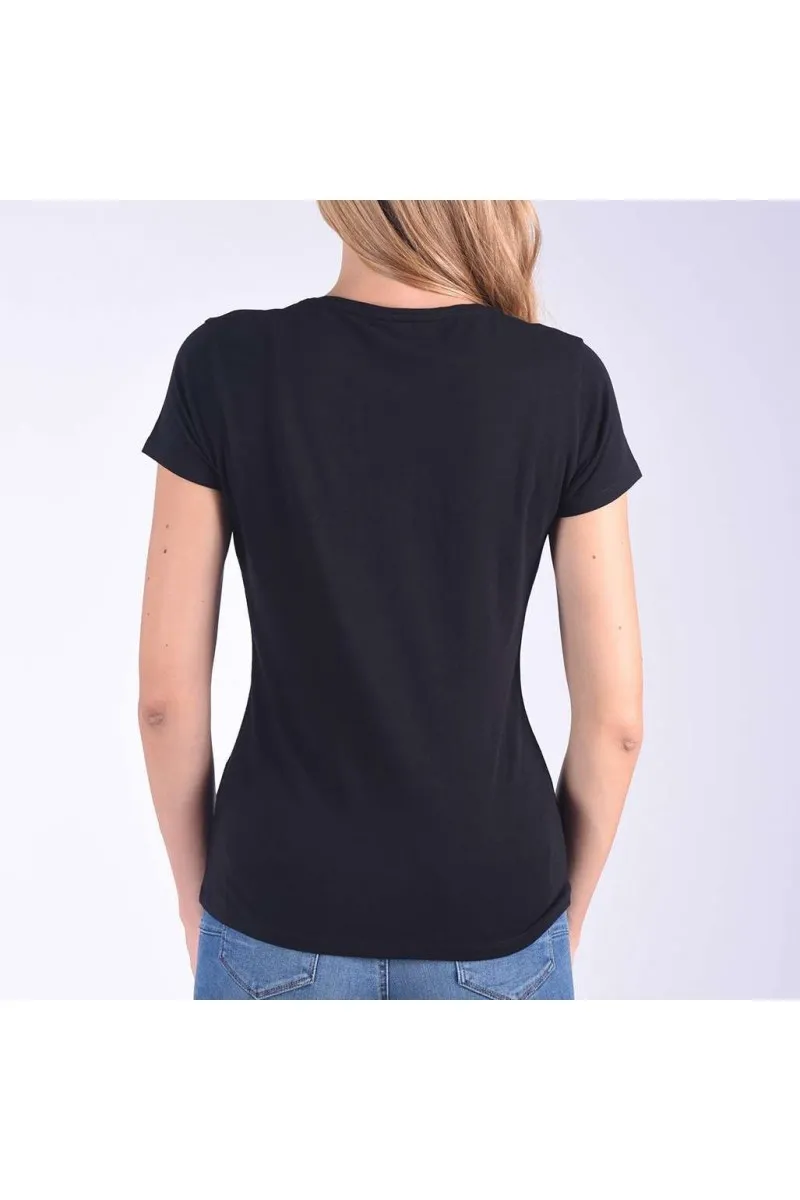 T shirt Kaporal manches courtes femme TINE black