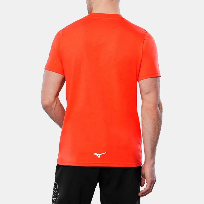 T-Shirt manches courtes Mizuno Athletics RB - Nasturtium - K2GAB00154