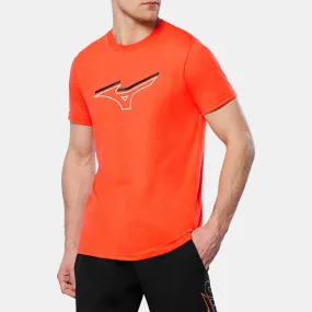 T-Shirt manches courtes Mizuno Athletics RB - Nasturtium - K2GAB00154