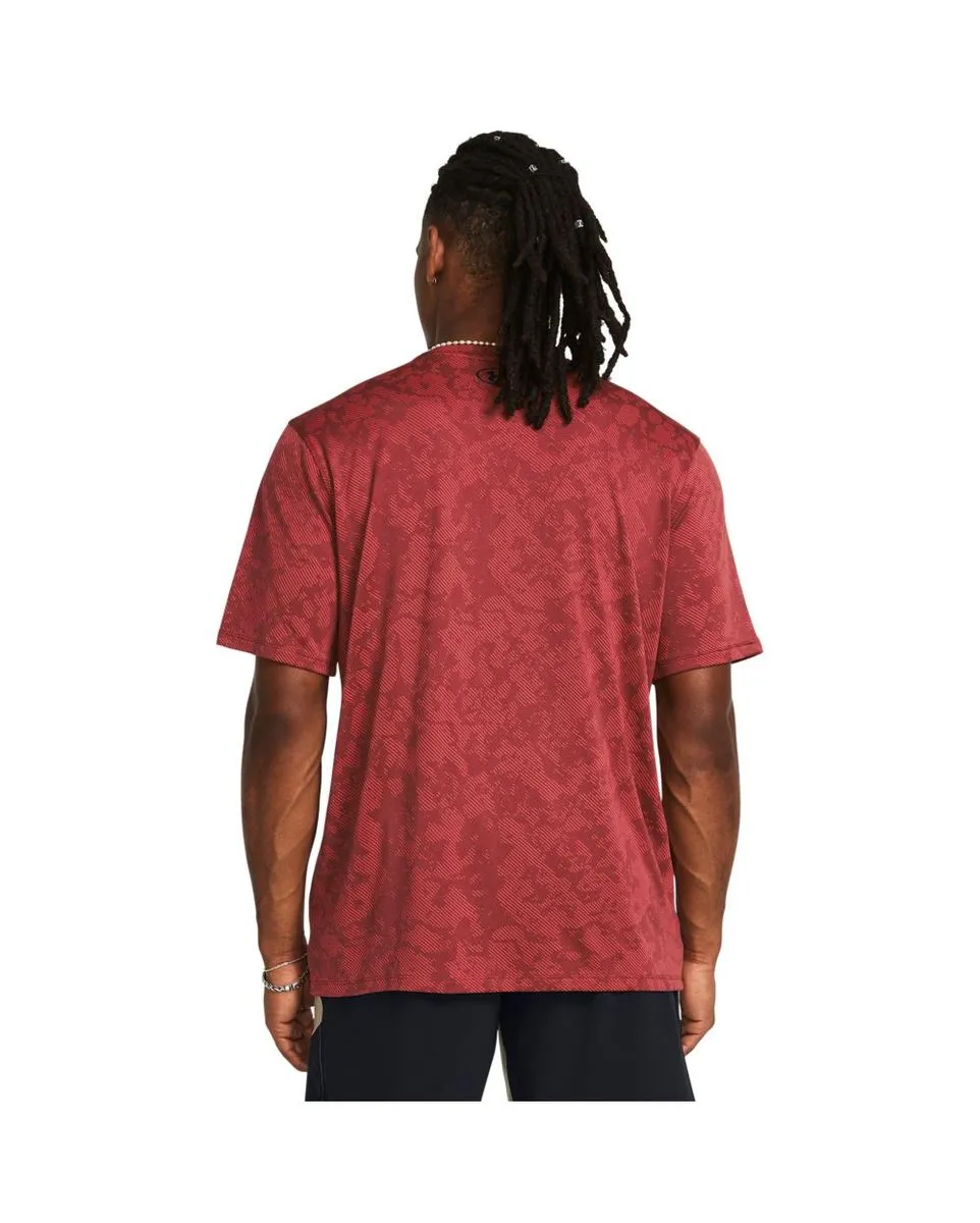 T-Shirt MC Homme UA TECH VENT GEODE SS Rouge