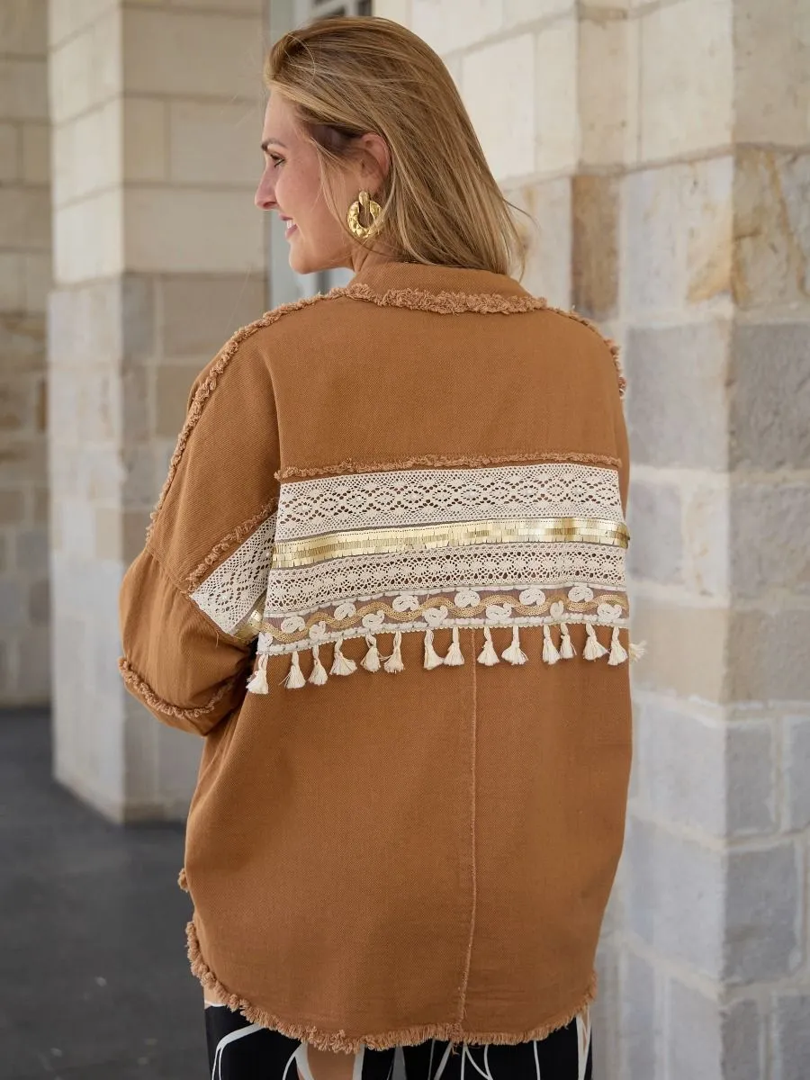 Veste Célia Camel