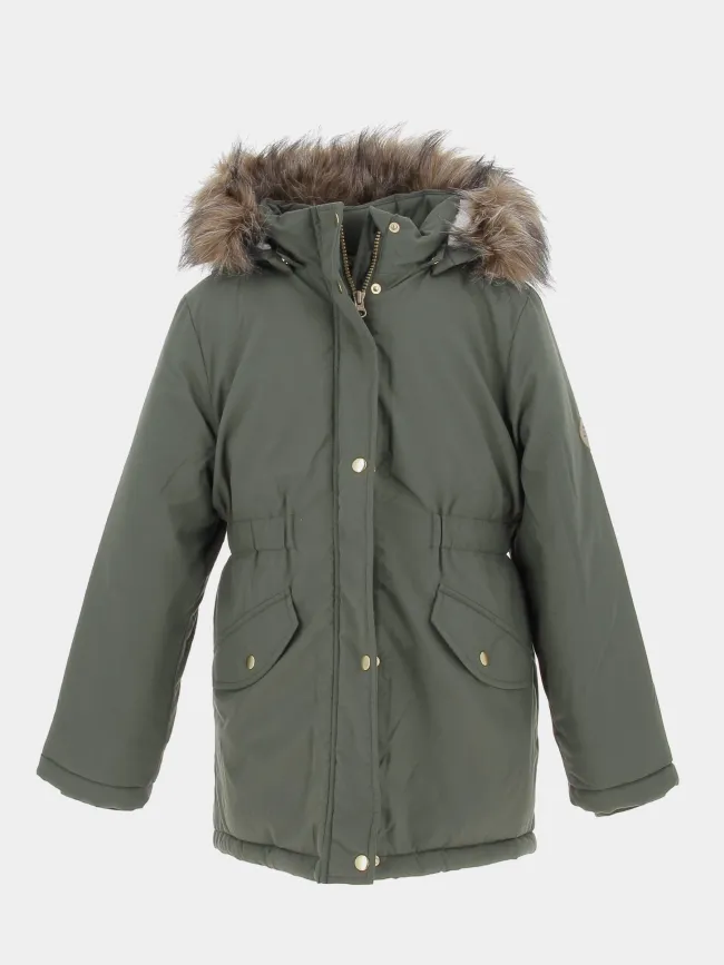 Veste d'hiver parka marlin south kaki fille - Name It | wimod