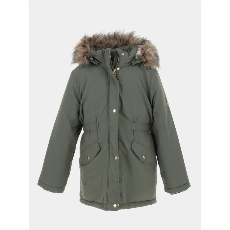 Veste d'hiver parka marlin south kaki fille - Name It | wimod