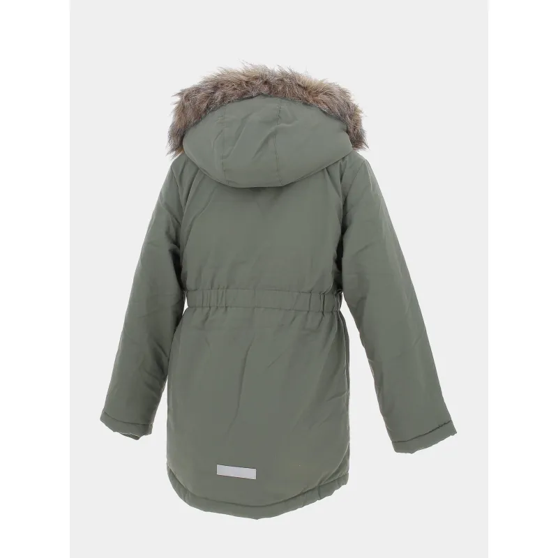 Veste d'hiver parka marlin south kaki fille - Name It | wimod