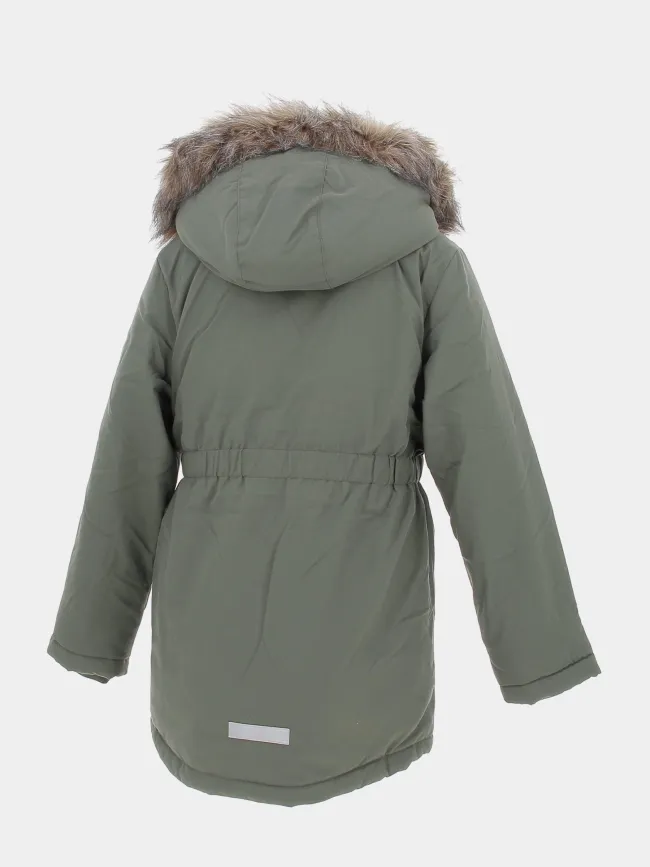 Veste d'hiver parka marlin south kaki fille - Name It | wimod