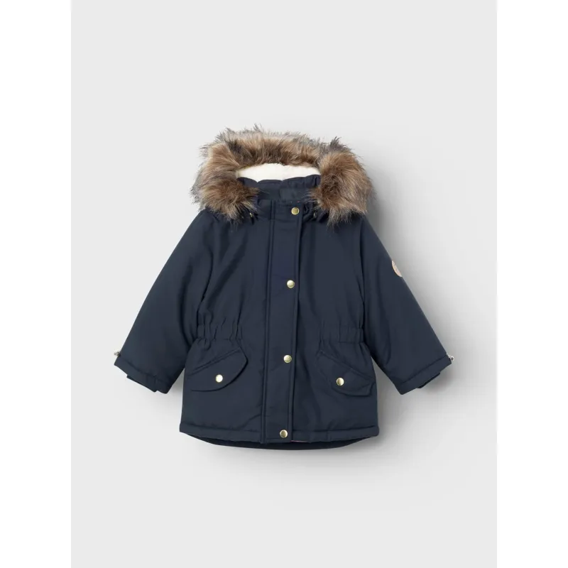 Veste d'hiver parka marlin south kaki fille - Name It | wimod