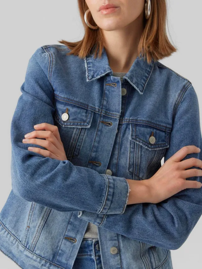 Veste en jean zorica bleu femme - Vero Moda | wimod