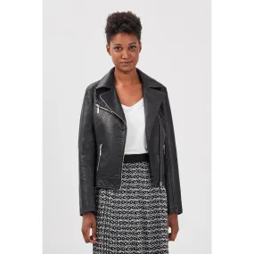 Veste esprit biker droite | Veste en cuir / simili cuir 3 SUISSES