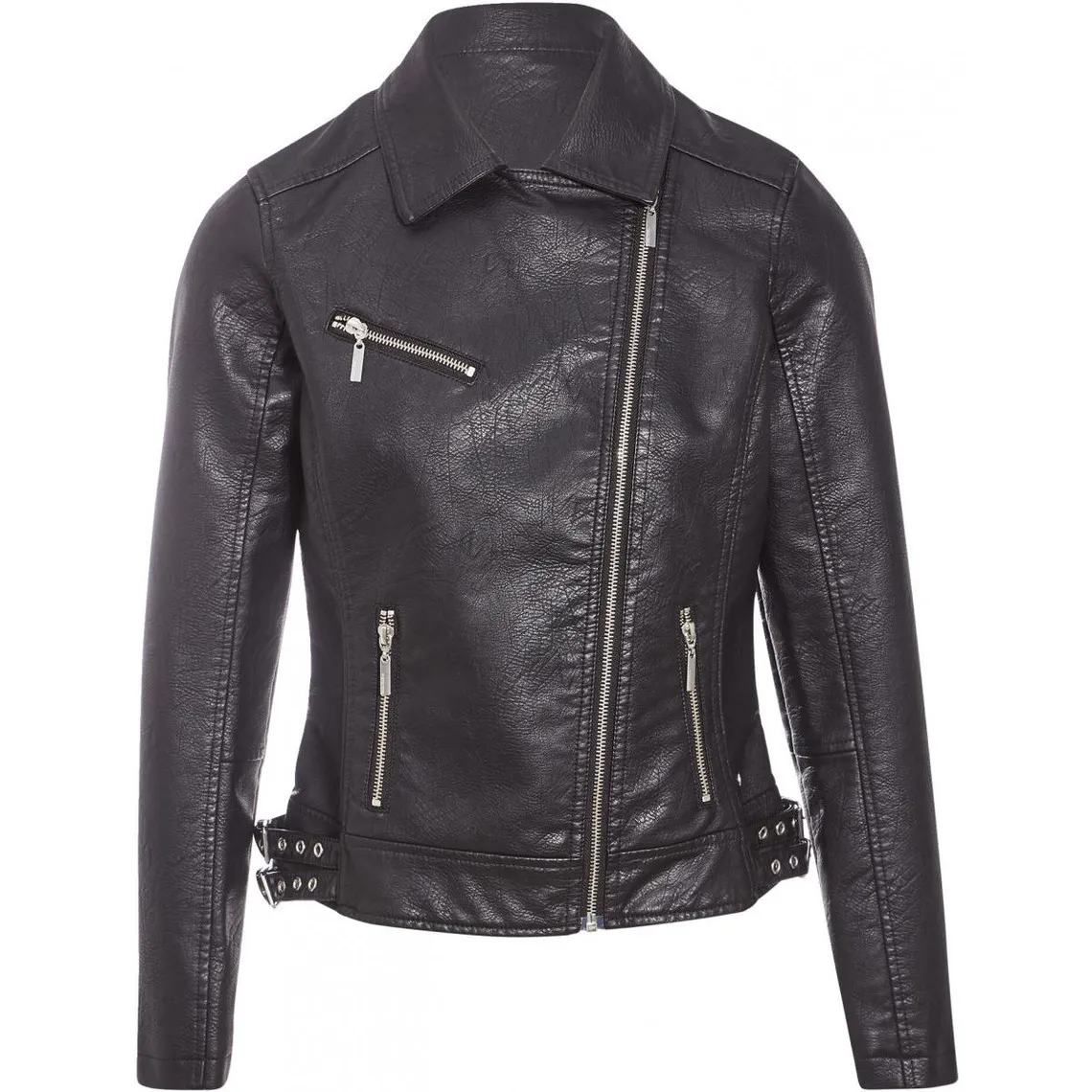 Veste esprit biker droite | Veste en cuir / simili cuir 3 SUISSES