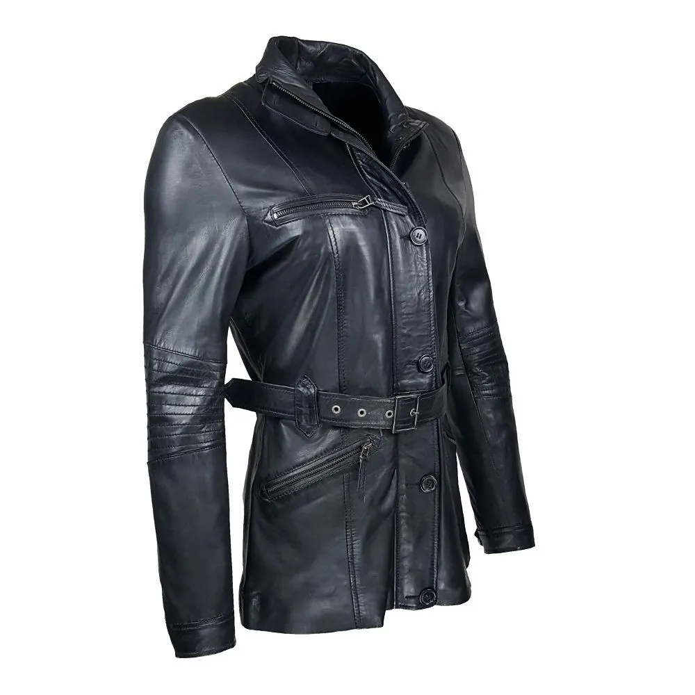 veste femme cuir clyde