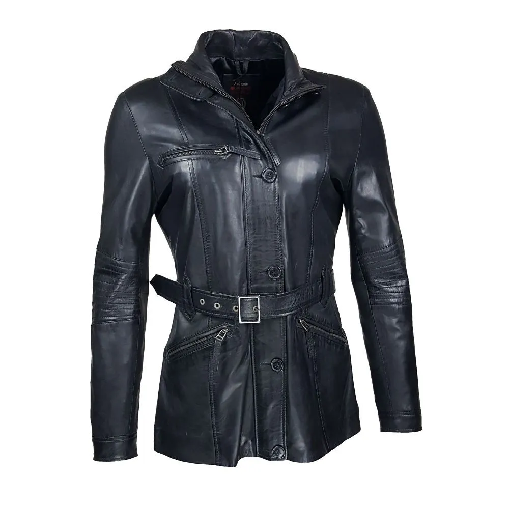 veste femme cuir clyde