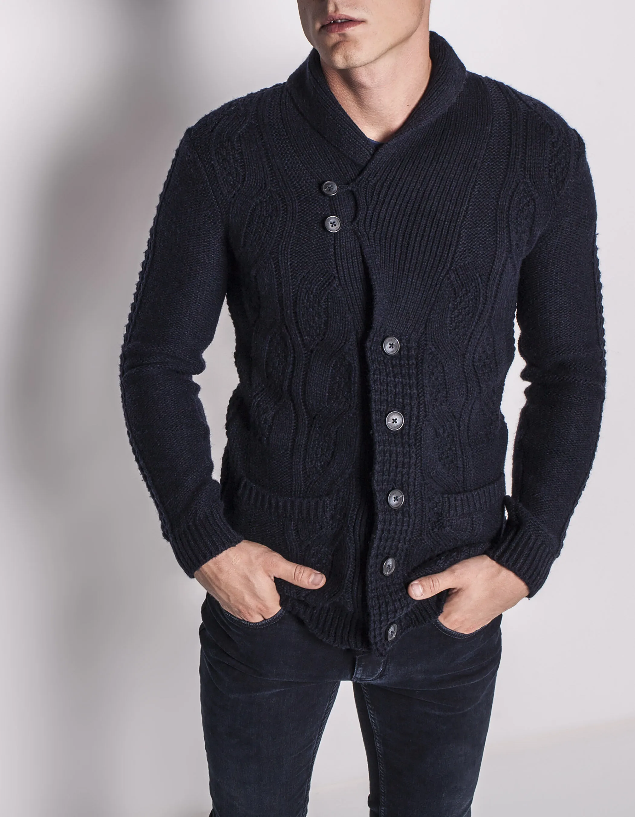 Veste homme en tricot