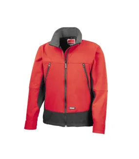 Veste imperméable coupe-vent homme rouge/noir Result