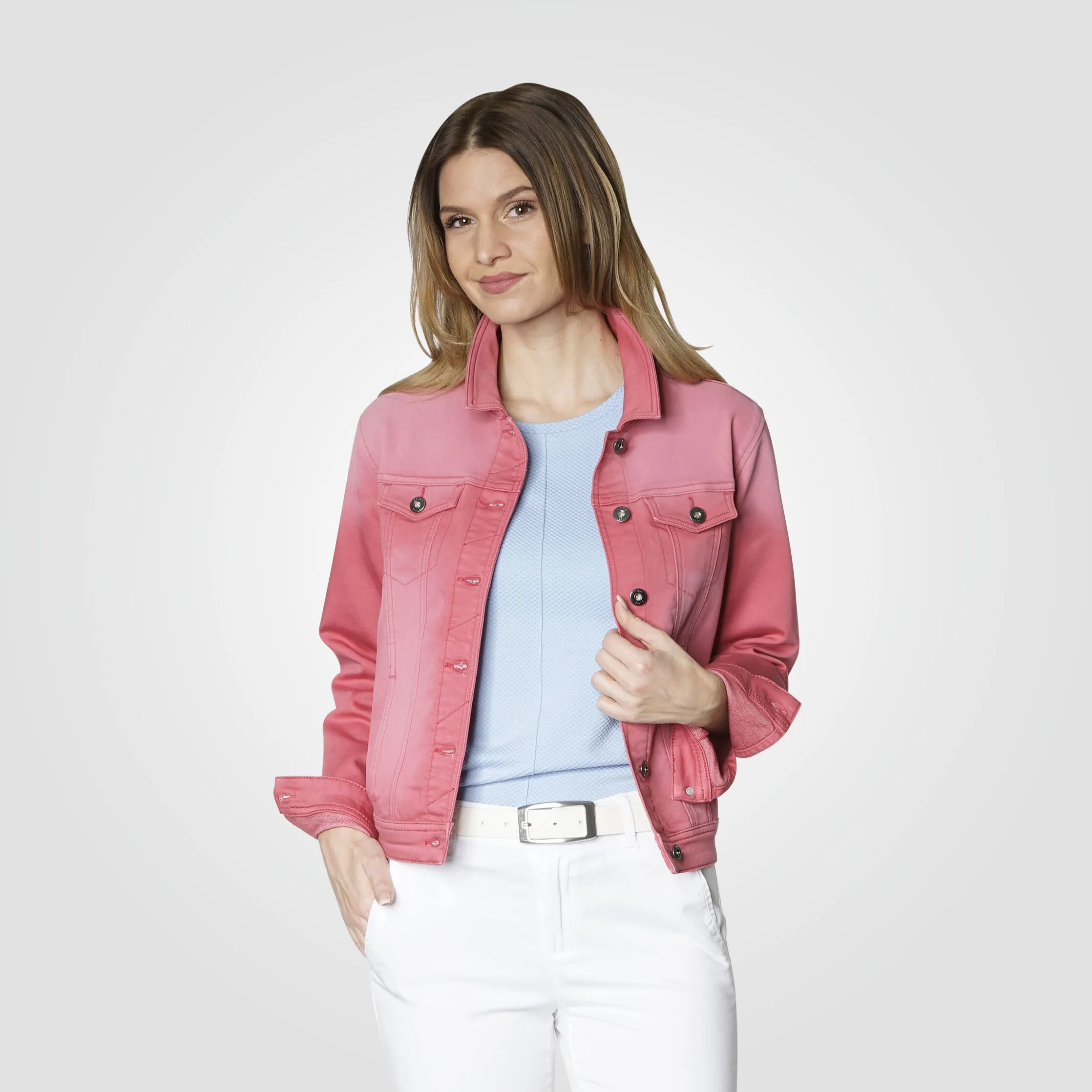 Veste jean légère de qualité sweat pour dames ⋆ Lehner Versand