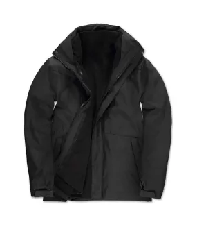 Veste parka 3 en 1 corporate - homme JU873 - noir