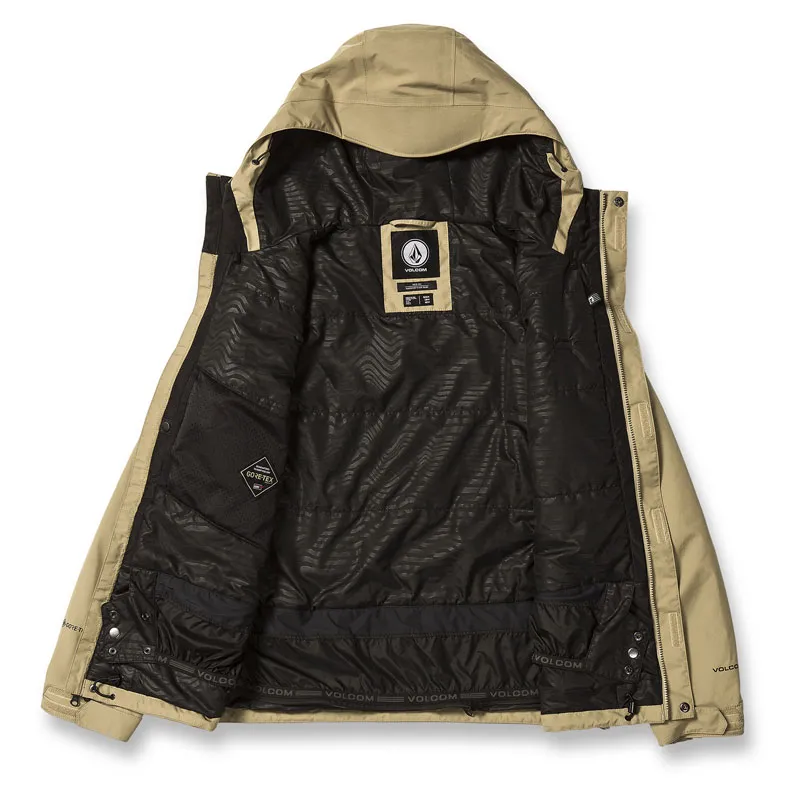 Veste Snow Volcom Dua Insulated Gore-Tex Dark Khaki