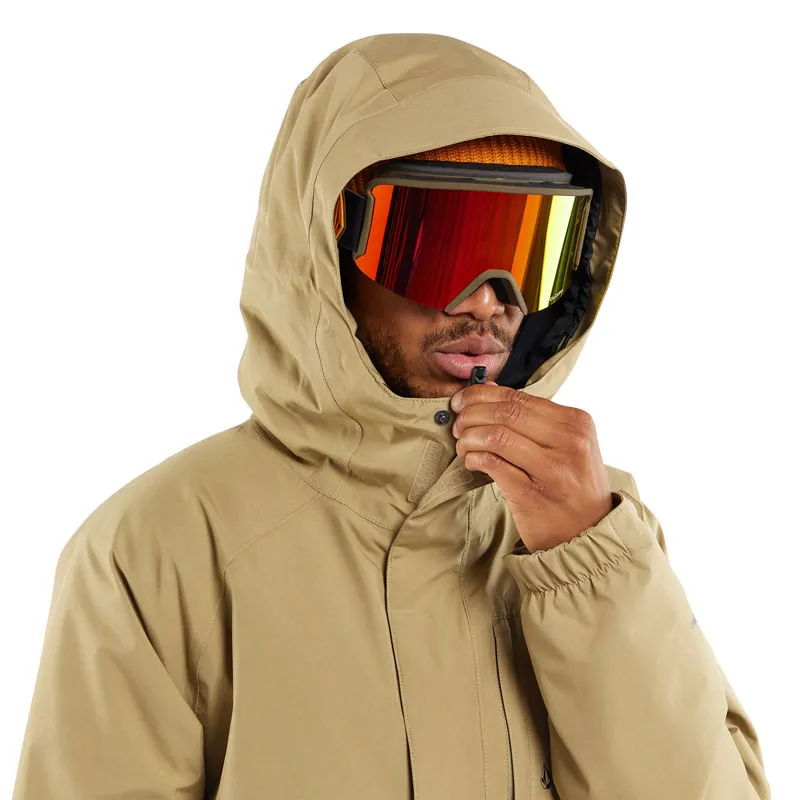 Veste Snow Volcom Dua Insulated Gore-Tex Dark Khaki