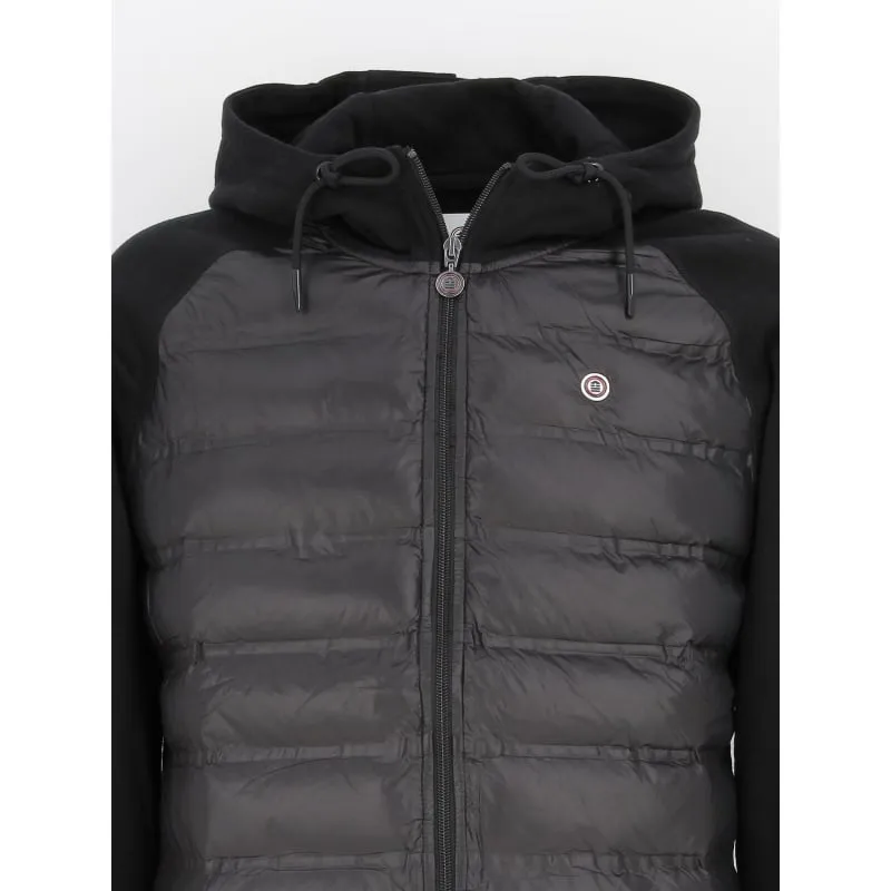 Veste sweat molleton noir homme - Serge Blanco | wimod